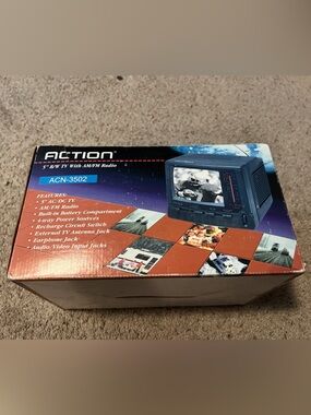 ACTION ACN-3502 Portable 5" CRT TV